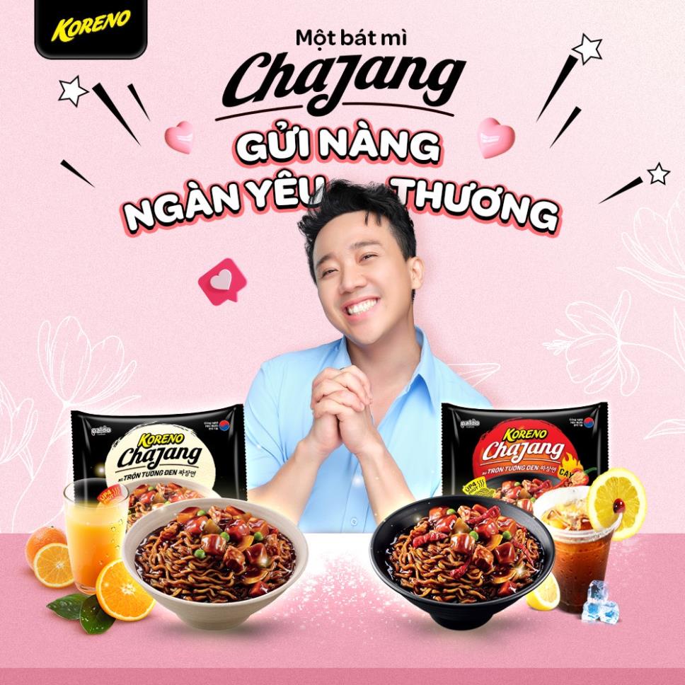 Mì Trộn Hàn Quốc Tương Đen KORENO gói 78gr