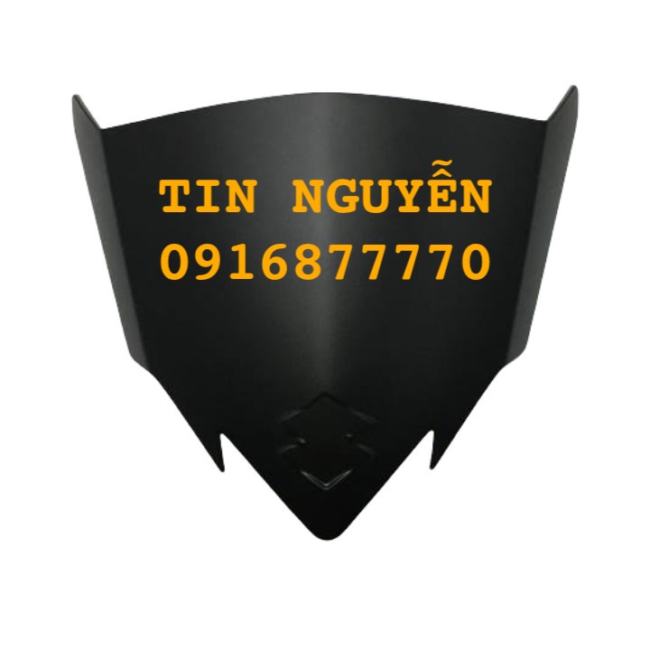 Chắn gió Satria/ Raider fi màu đen nhám chính hãng