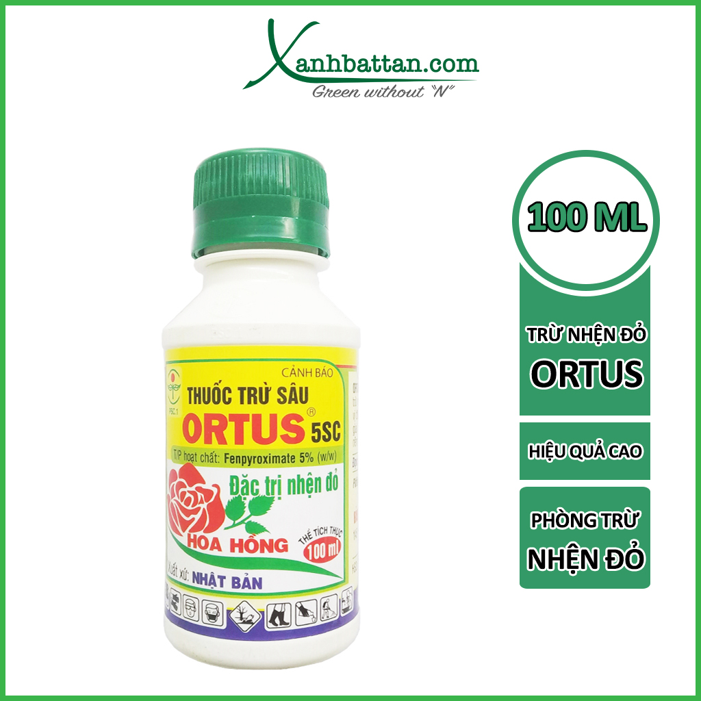 Chế Phẩm Trừ Bọ Trĩ Và Nhện Đỏ Ortus Chai 100 ml