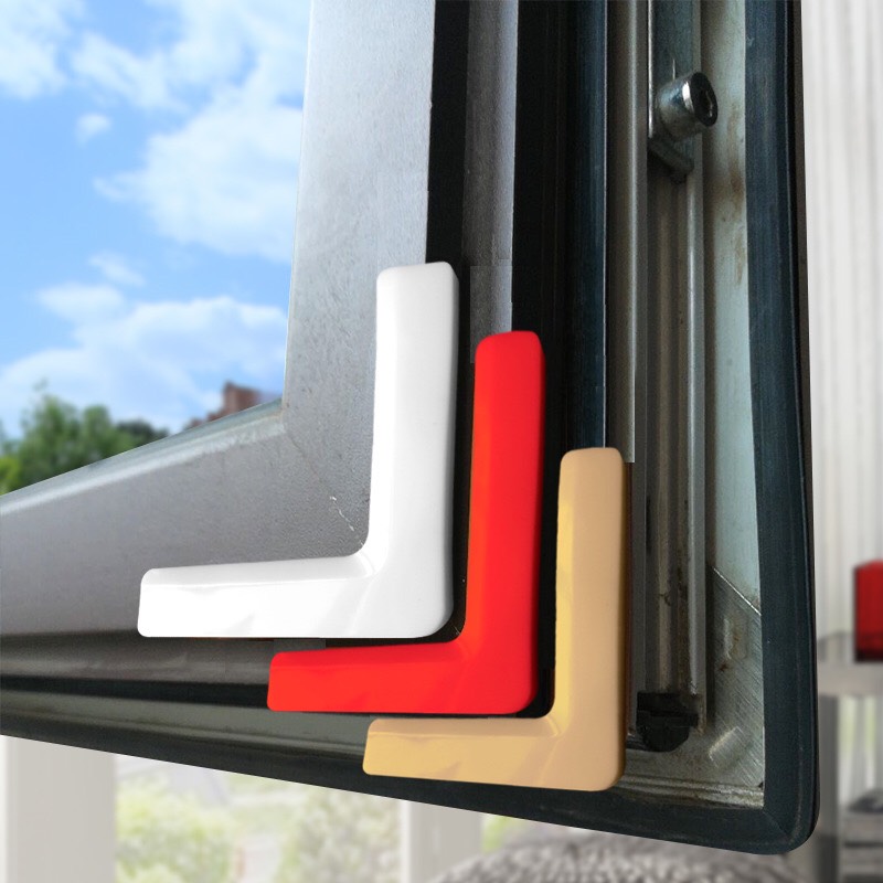 [THANH LÝ]BỘ 4 Miếng Dán Silicon Chống Va Đập Tạo Tiếng Ồn Góc Cạnh Cửa Sổ, Cửa Ra Vào, Hộc Bàn Cao Cấp