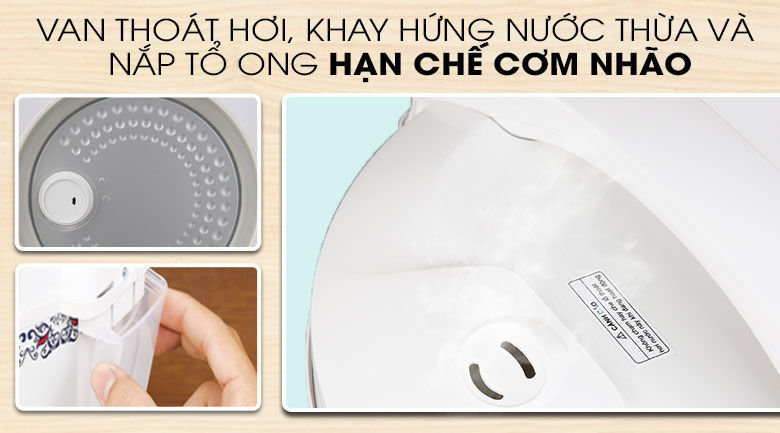 11.11 Nồi cơm điện nắp gài Sharp 1.8 lít KS-183TJV-CR