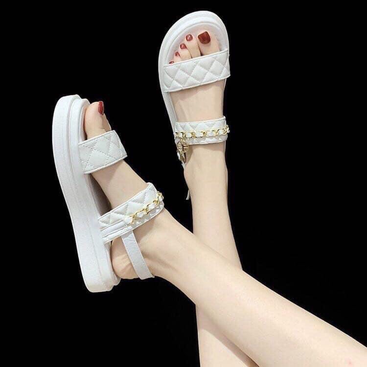SANDAL DÂY XÍCH CHẤT DA SIÊU MỀM