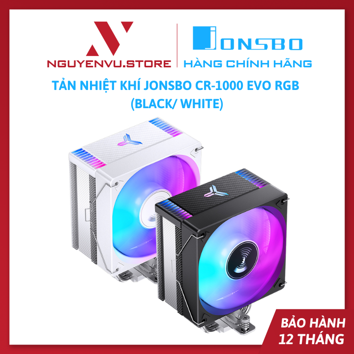 Tản Nhiệt Khí Jonsbo CR-1000 EVO RGB ( Jonsbo CR1000 Black/ White) - Hàng Chính Hãng