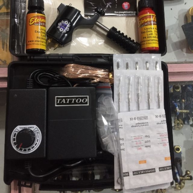 Combo hộp 1 máy xăm Rotary Bishop Trung Cấp