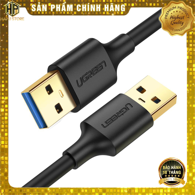 Bảng giá Cáp USB 2 đầu đực Ugreen US128 chuẩn USB 3.0 tốc độ cao chính hãng - Hapustore Phong Vũ