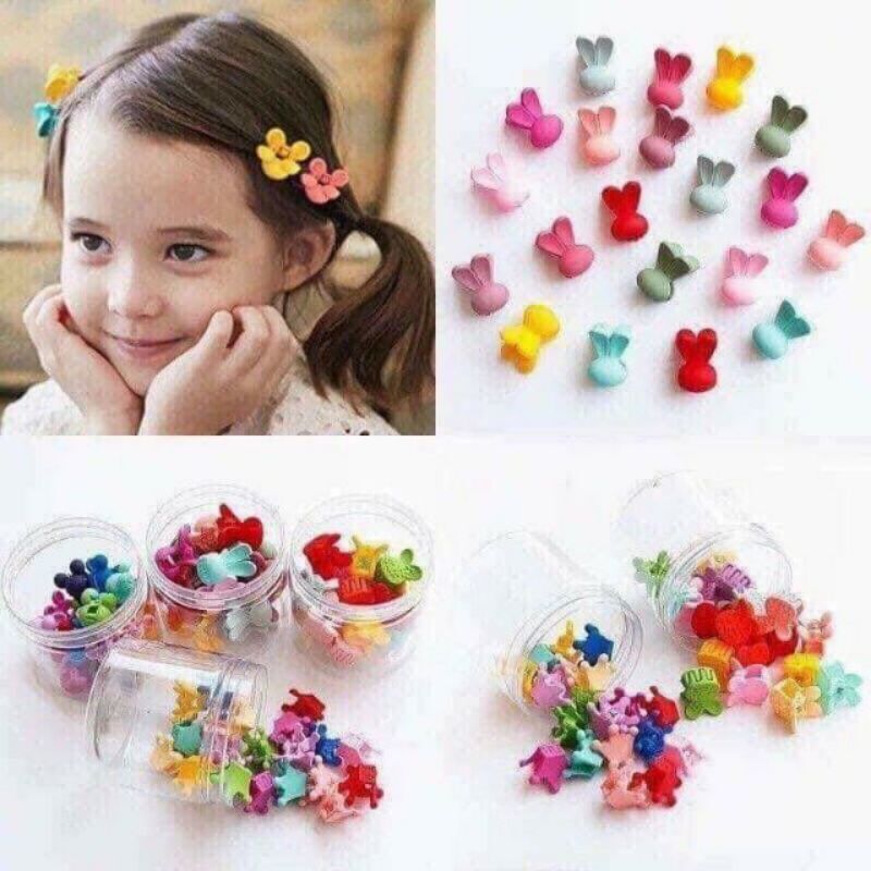 Sét 50 kẹp tóc càng cua mini dễ thương bé gái