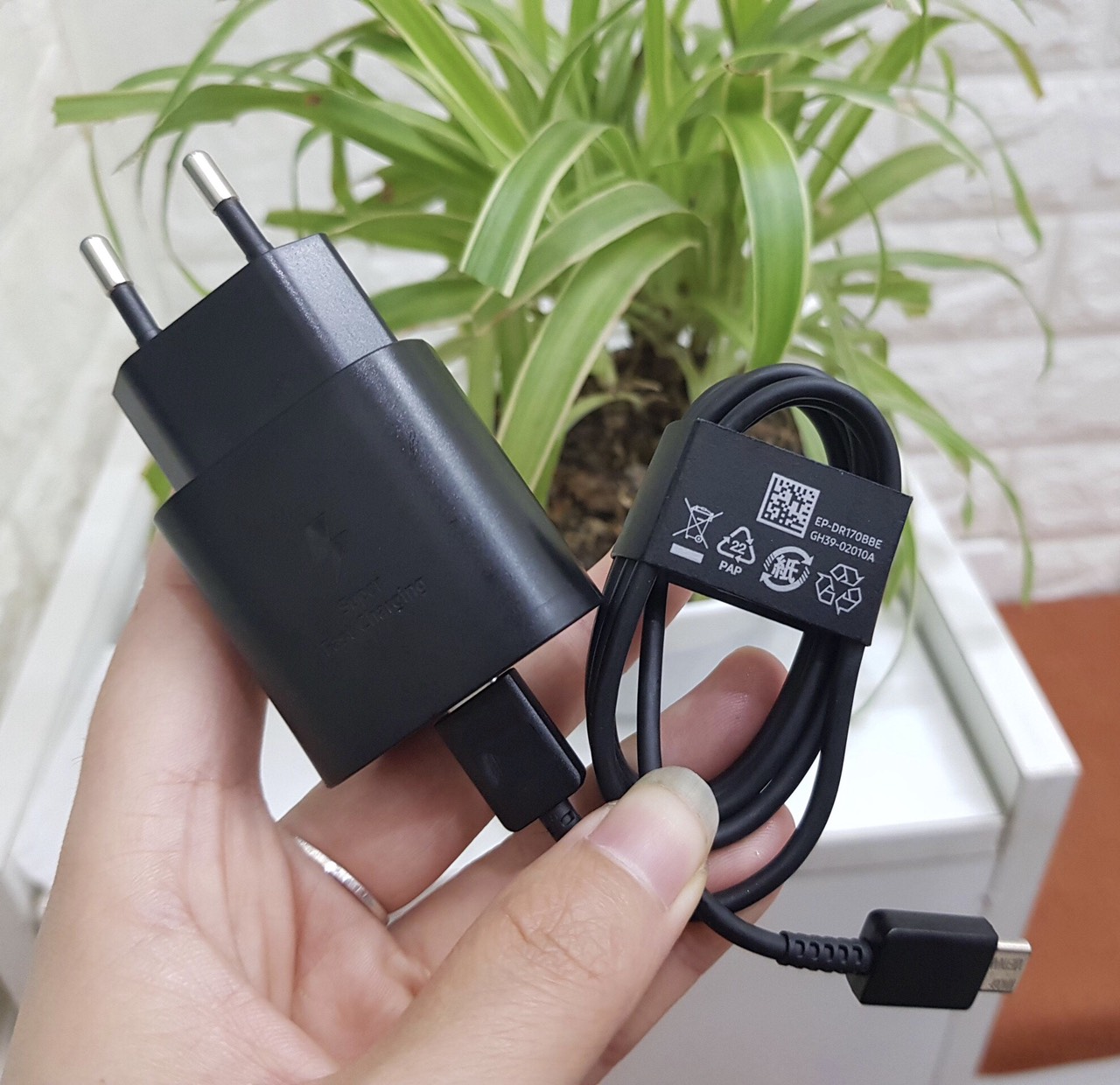 Bộ Sạc Nhanh 25W Dành Cho Samsung Galaxy Note10/10 Plus - USB-C to TypeC