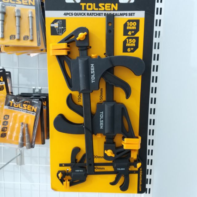 Bộ 4 kẹp nhanh tolsen 10209
