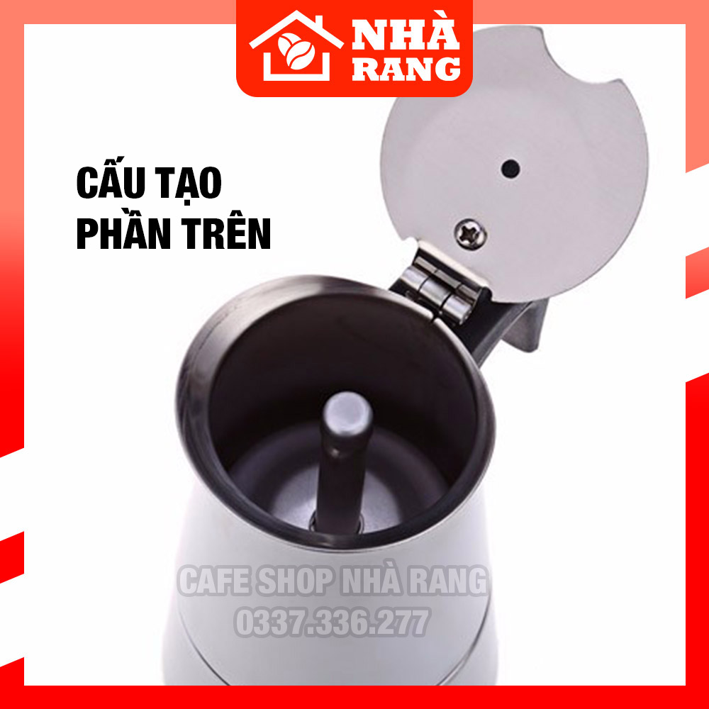 Bình Moka pha cà phê, bình pha cà phê áp suất | Cafe Nhà Rang