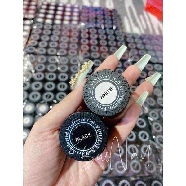Gel nhện trắng đen vinimay