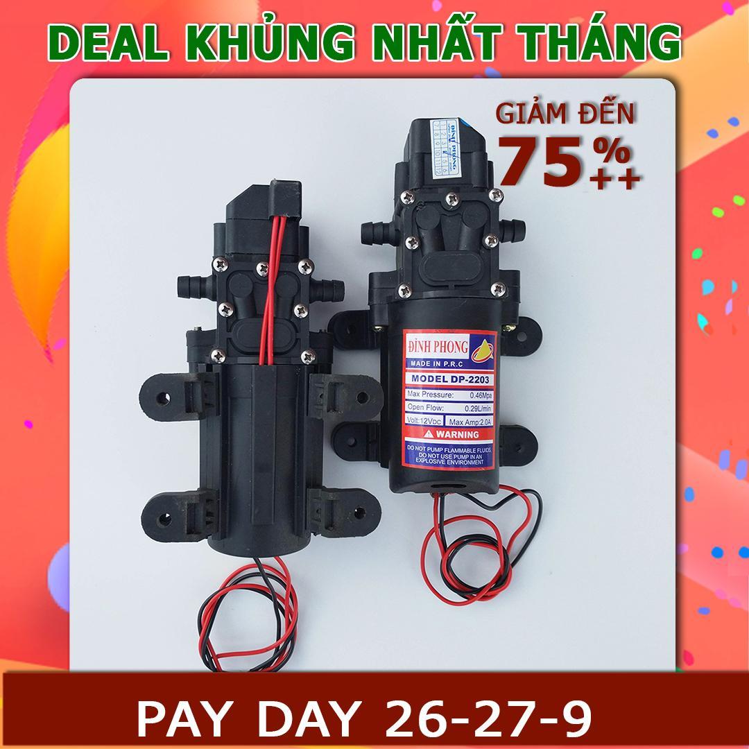 Máy bơm mini 12v tự động ngắt công suất nhỏ dùng phun sương