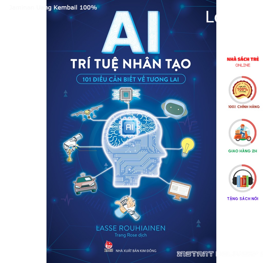 Sách - AI - Trí tuệ nhân tạo - 101 điều cần biết về tương lai - NXB Kim Đồng