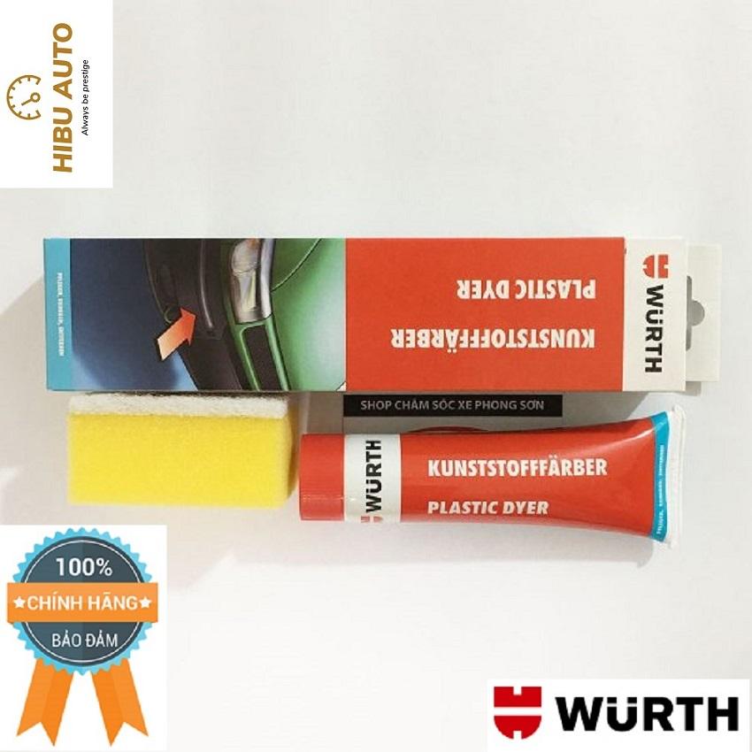 [HCM]Phục hồi nhựa đen Wurth Plastic Dye 75ml 08932801