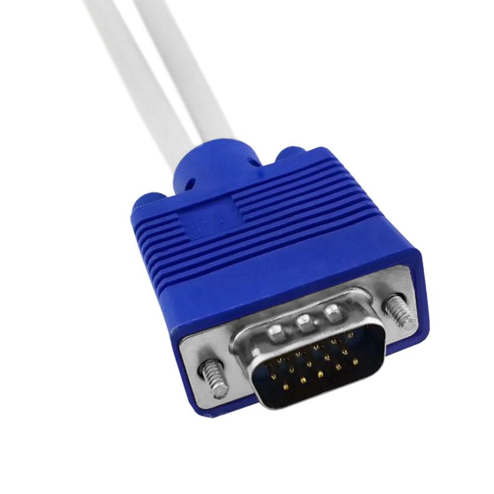 Mua 1 Tặng 1 Cáp chia VGA 1 cổng ra 2 cổng (Trắng Xanh)