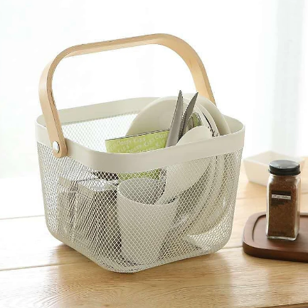 Giỏ trắng 25x26x18 cm risatorp