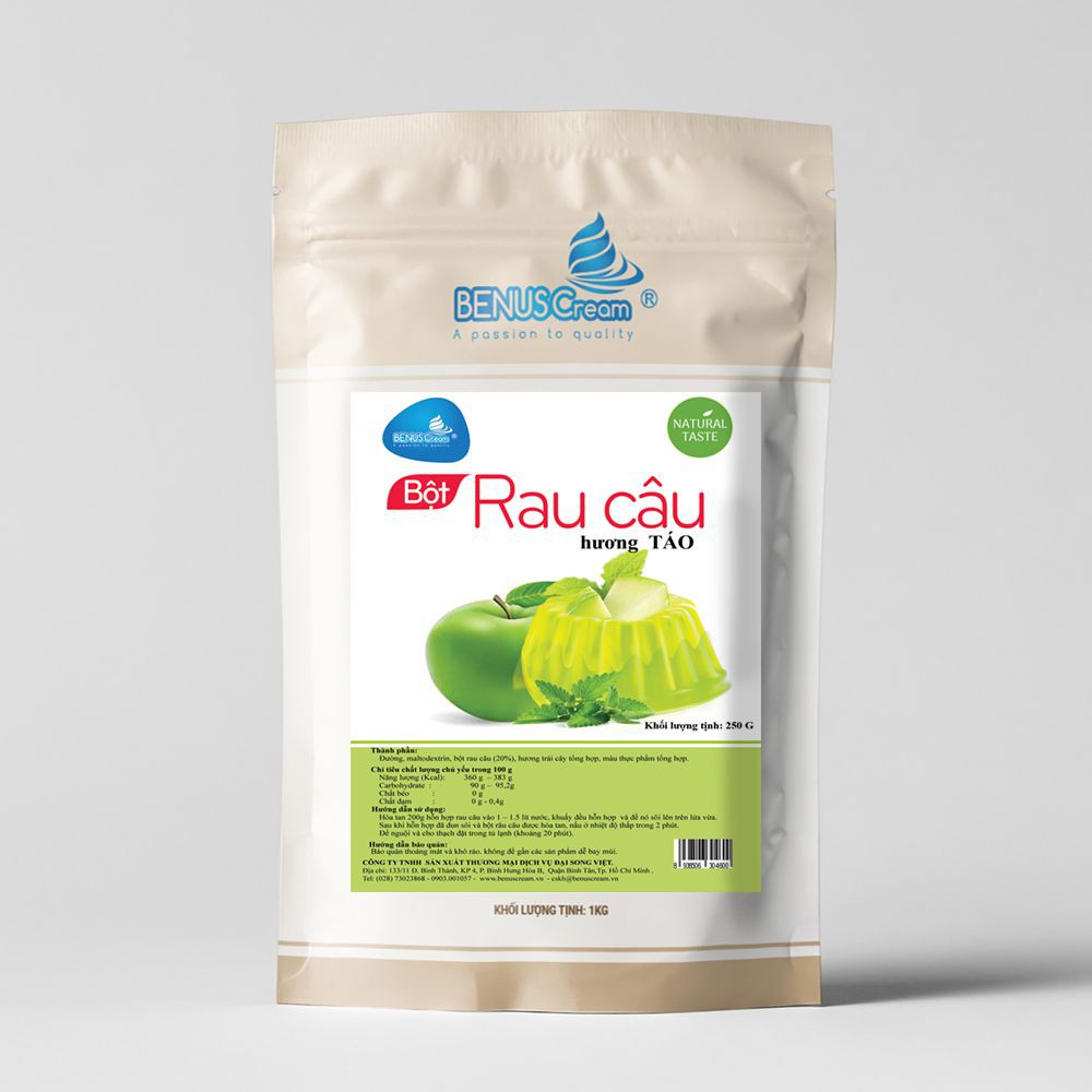 Bột Rau Câu Pha Sẵn BENUSCream - 1kg/ Túi