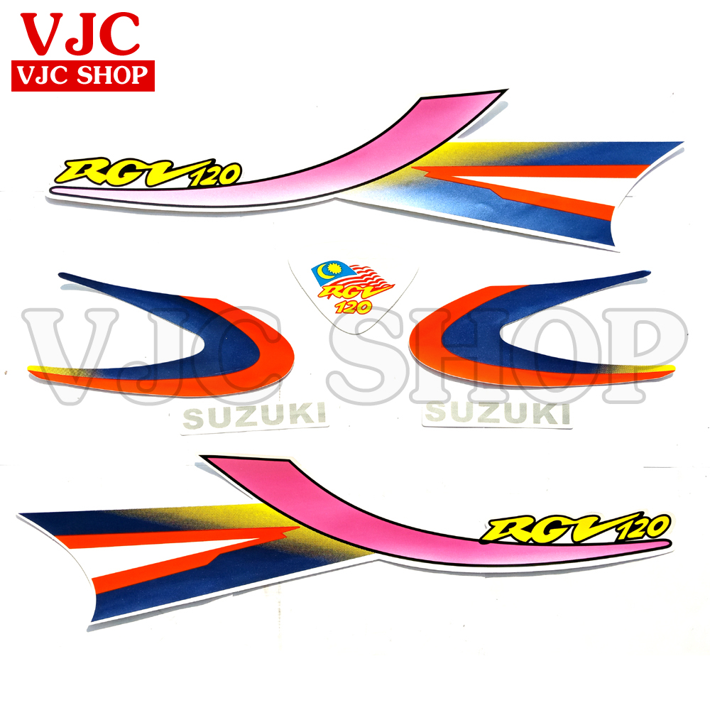 Bộ tem dán xe RGV 120 các màu lựa chọn cho decal xe máy