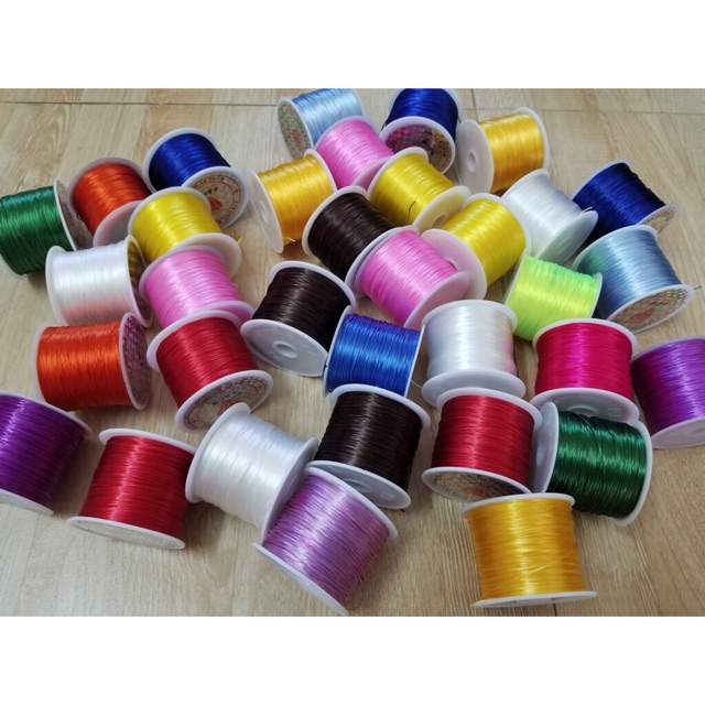 Combo 10 cuộn cước chun co dãn để xâu vòng tay