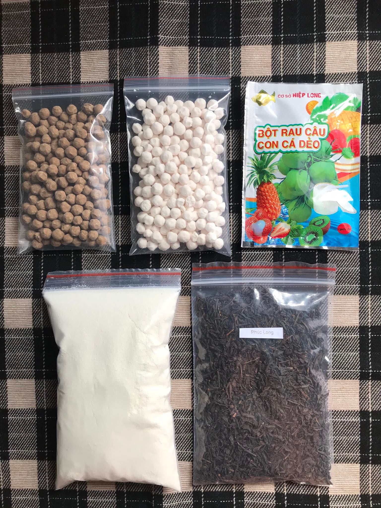 Set Nguyên Liệu 30 Ly Trà Sữa Phúc Long