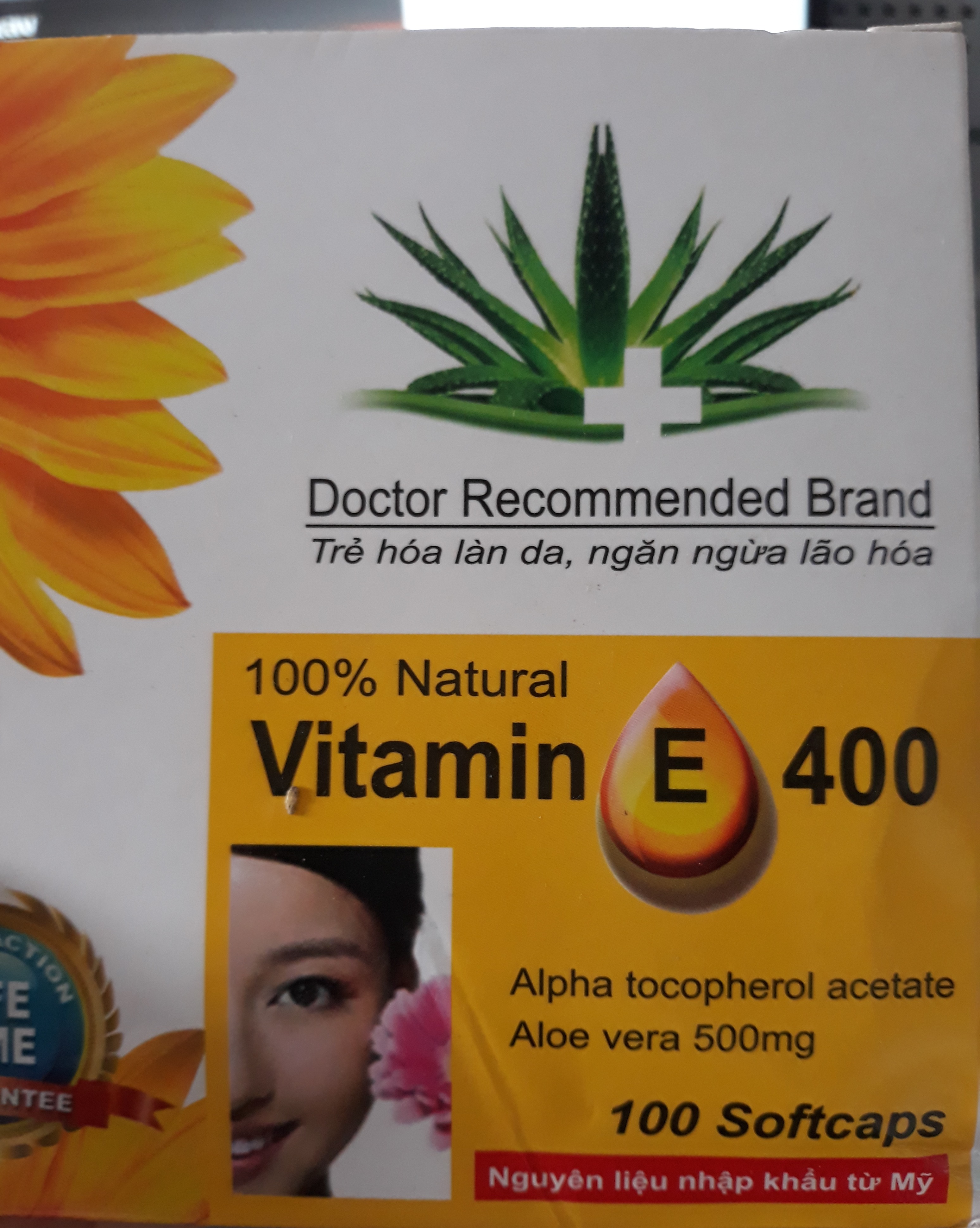 vitamin E 400 hộp 100viên
