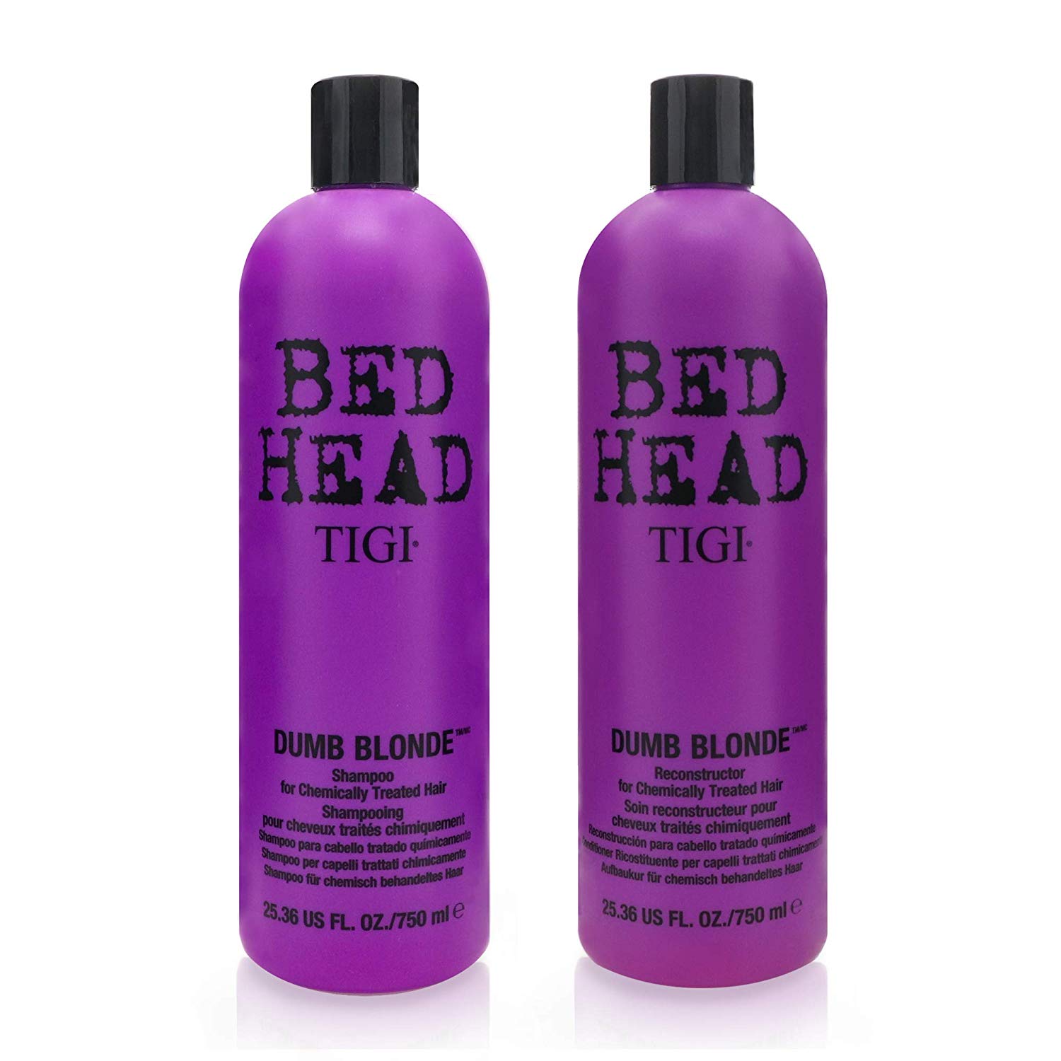 [HCM]Dầu gội xả Tigi Bed Head Dumb Blonde (cô gái tóc vàng hoe) 750mlx2