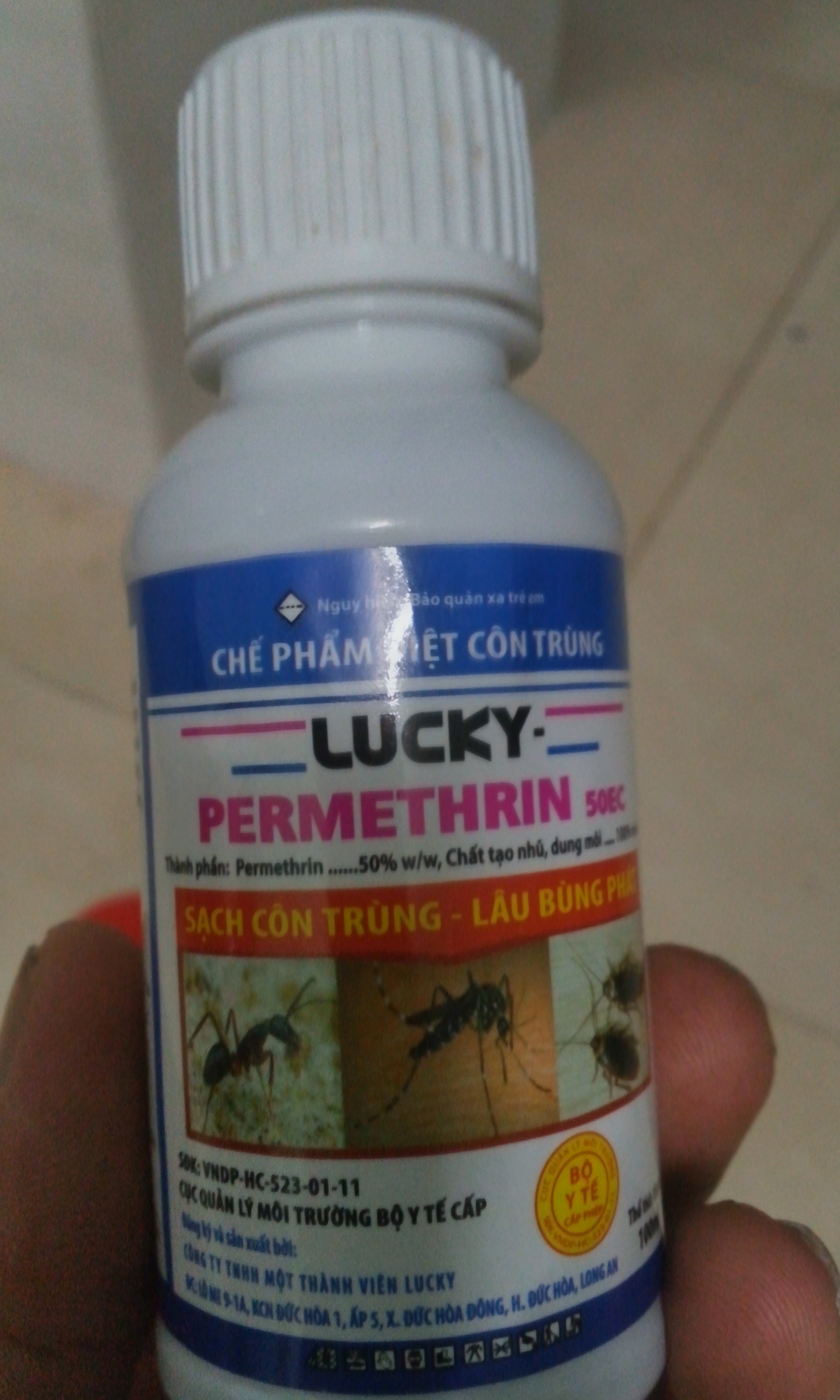 Thuốc diệt côn trùng lucky permethrin 50ec 100ml