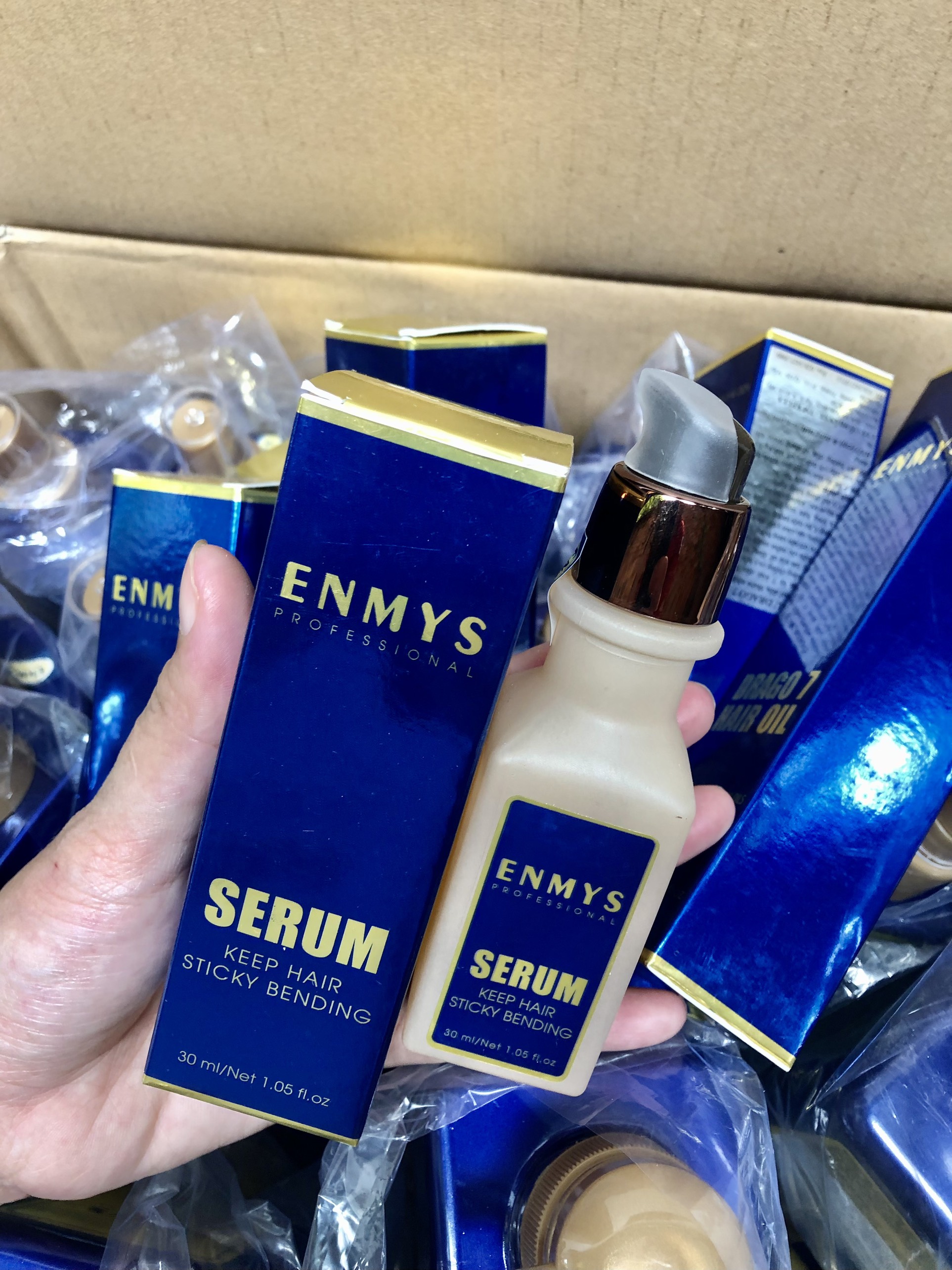 Serum Siêu Dưỡng Và Giữ Nếp Tóc EnMys - Hàng Công Ty