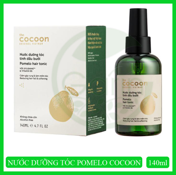 [GIẢM RỤNG TÓC] Nước dưỡng tóc tinh dầu bưởi Pomelo Cocoon 140ml phục hồi tóc hư tổn chuyên sâu cao cấp