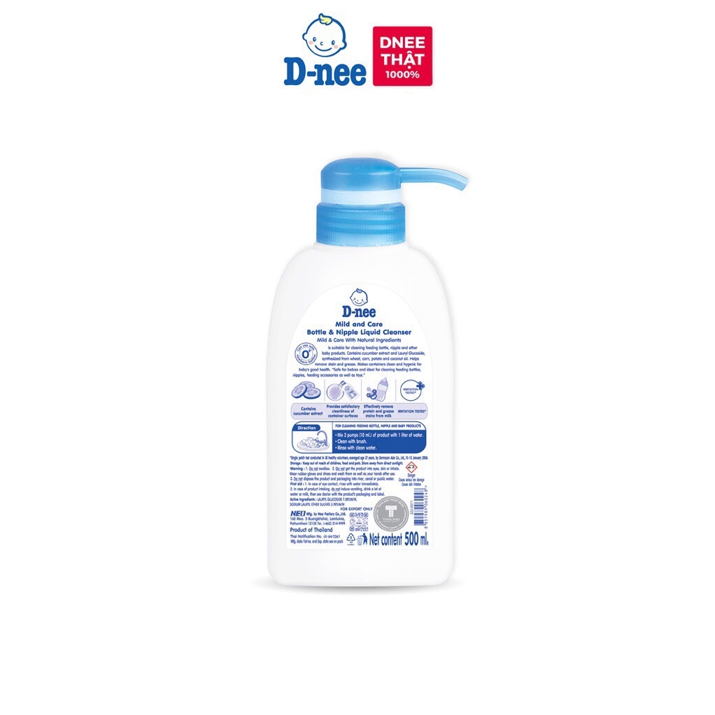 Nước rửa bình sữa D-nee 500ml