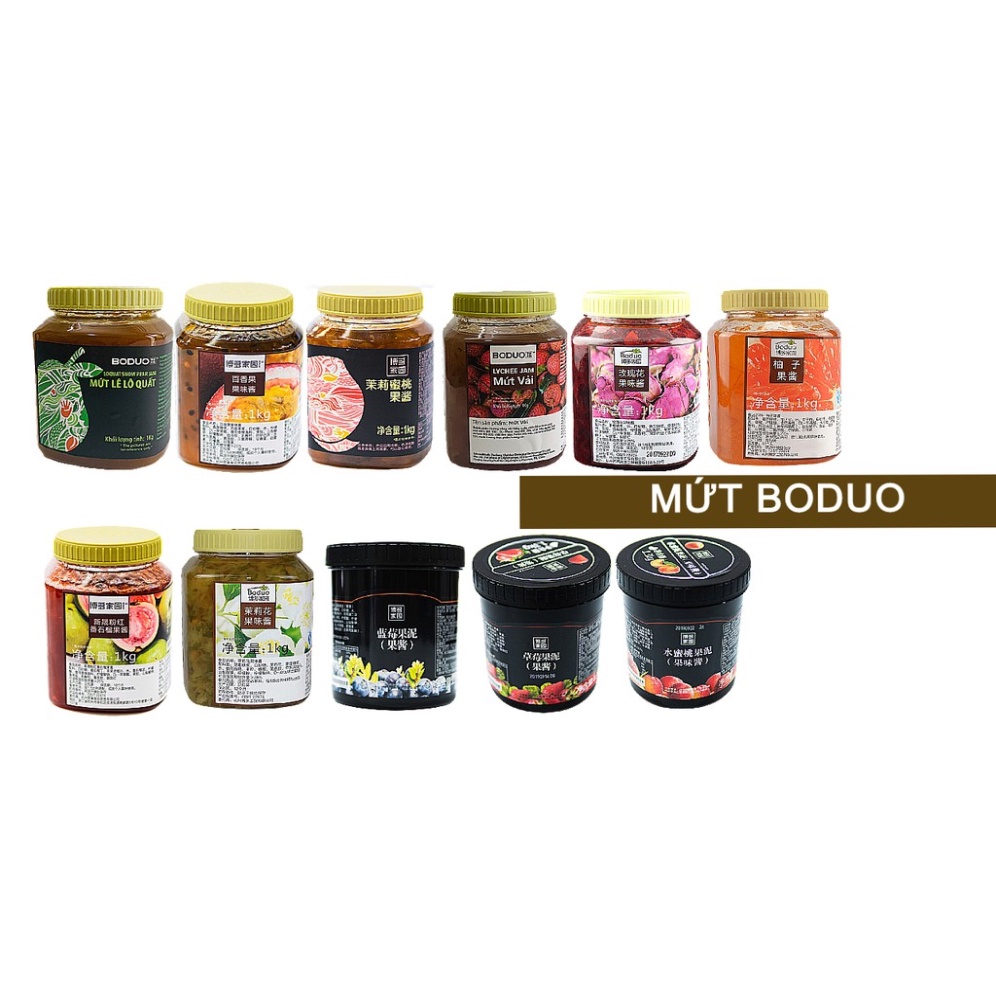 Mứt Boduo Đài Loan đủ vị 1kg