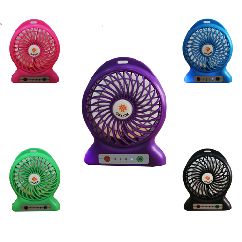 Quạt tích điện mini 3 tộc độ gió