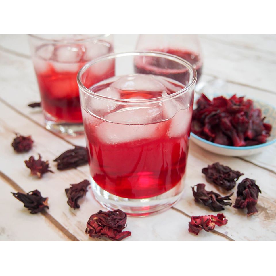 TRÀ ATISO ĐỎ - 500G/1kg -trà hoa dâm bụt (hibiscus, atiso đỏ) khô