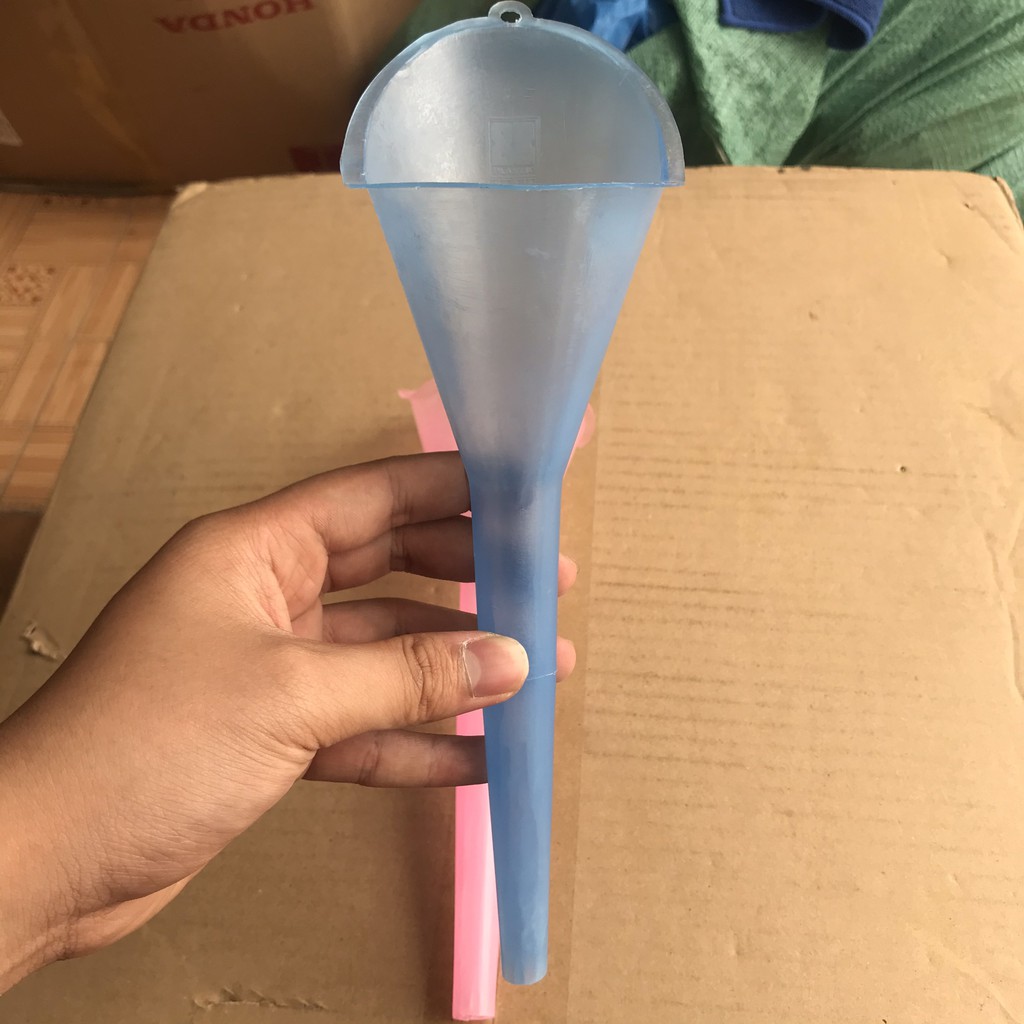 Phễu đổ dầu nhớt, phễu chiết dung dịch, (dầu nhớt) cổ cao dài