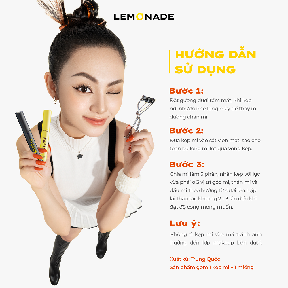 Kẹp Bấm Mi Lemonade Eyelash Curler