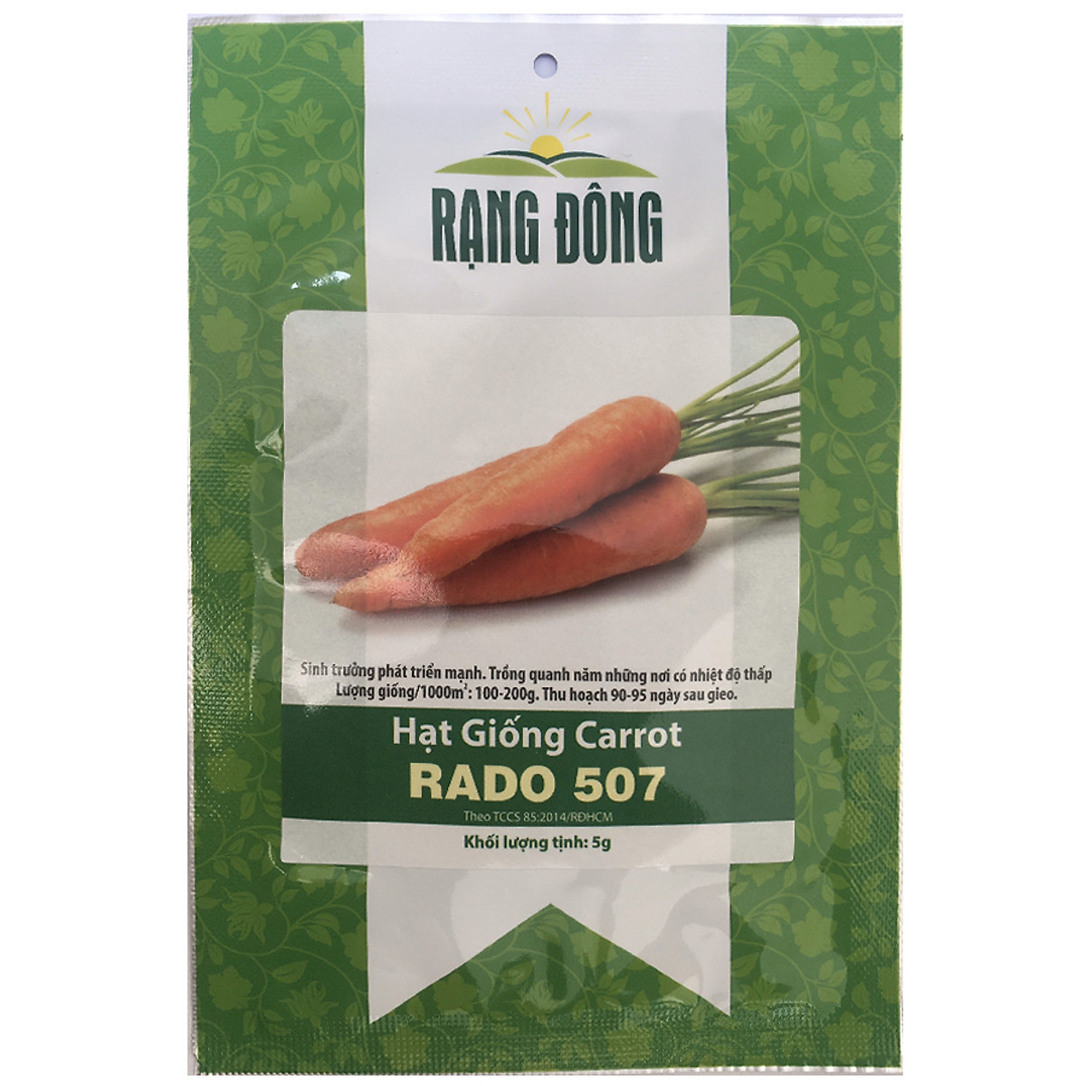 Hạt giống cà rốt Rạng Đông Rado 507