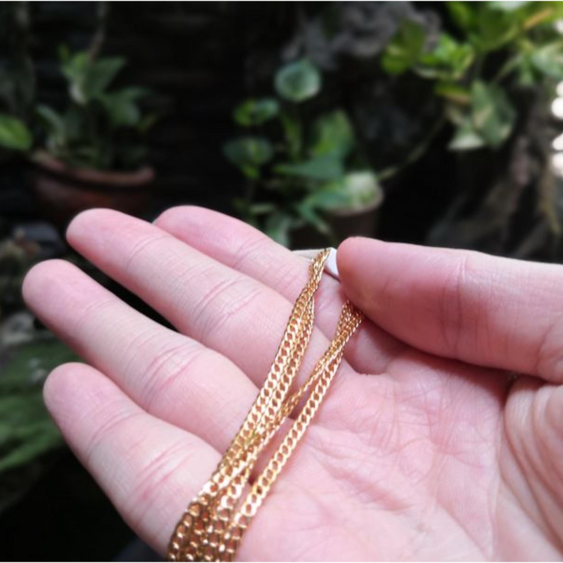 Dây chuyền mạ vàng 24k