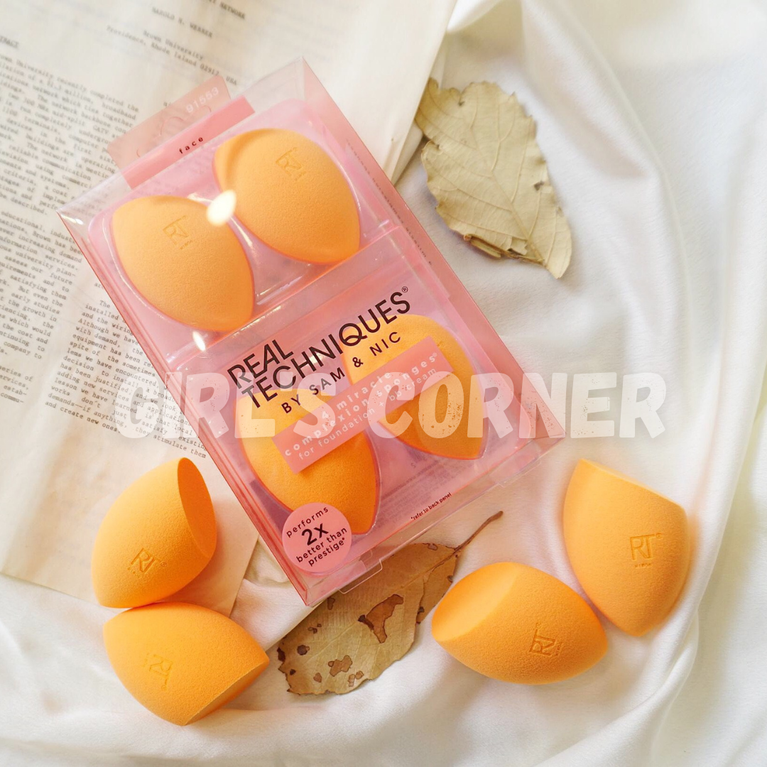 Bộ Mút Trang Điểm Real Techniques 4 Miracle Sponge
