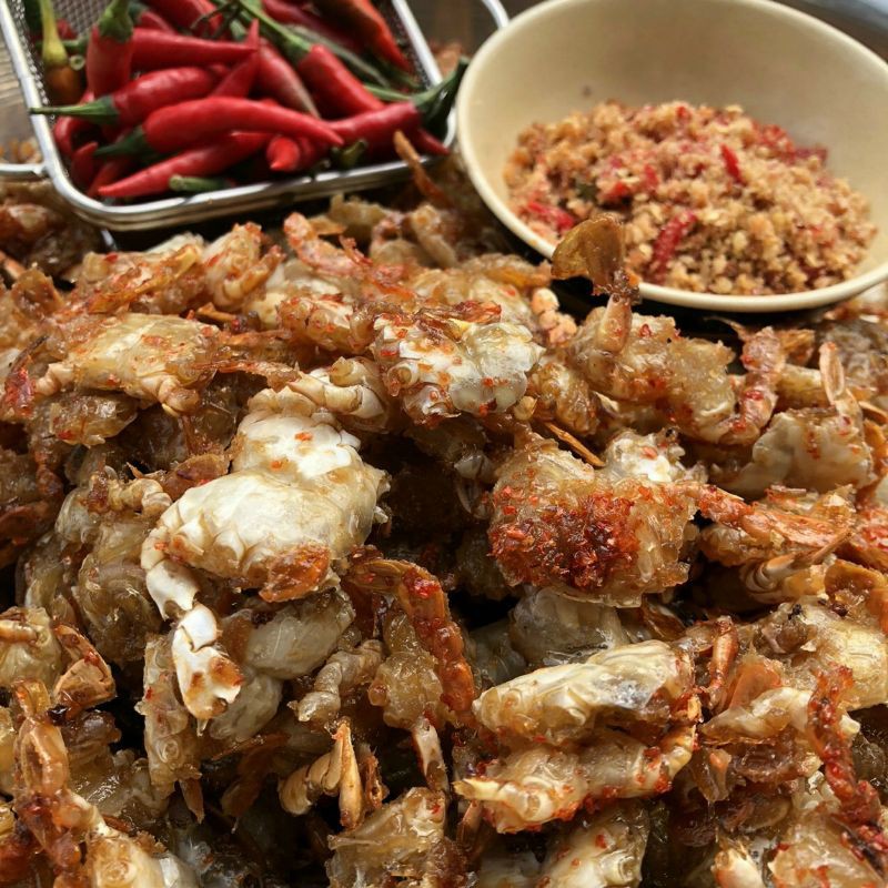 Cua sữa rang muối ớt cay 250gr