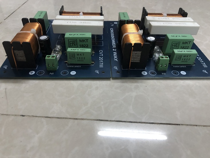 Mạch phân tần loa CVT-2017III 2 way 1 bass + 1 treble