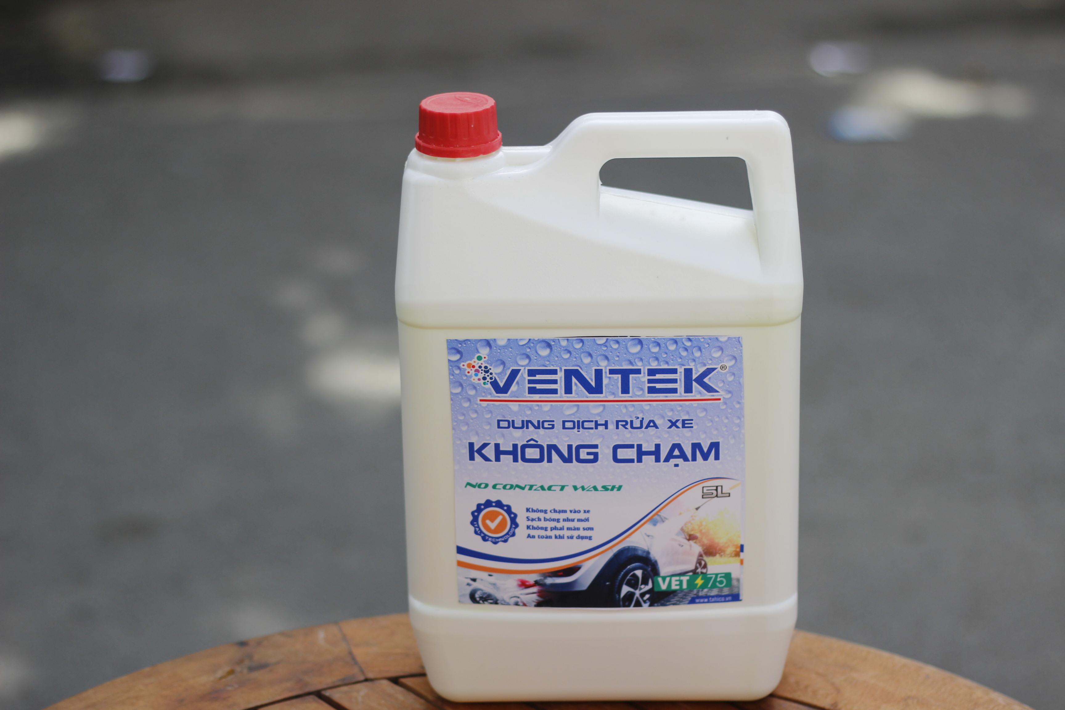 Dung dịch rửa xe không chạm Venteck Vet75 (bio35) 5 lít