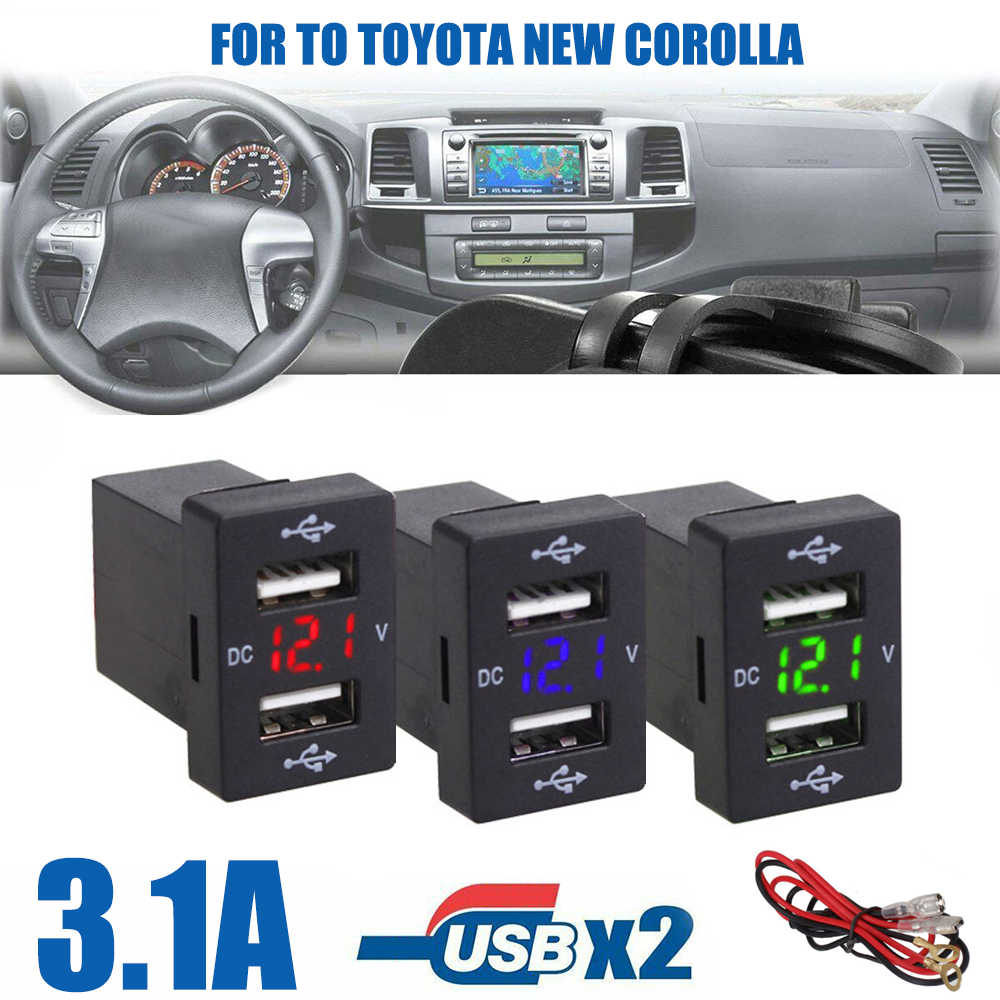 Sạc nhanh chia 2 USB gắn cổng chờ xe hơi