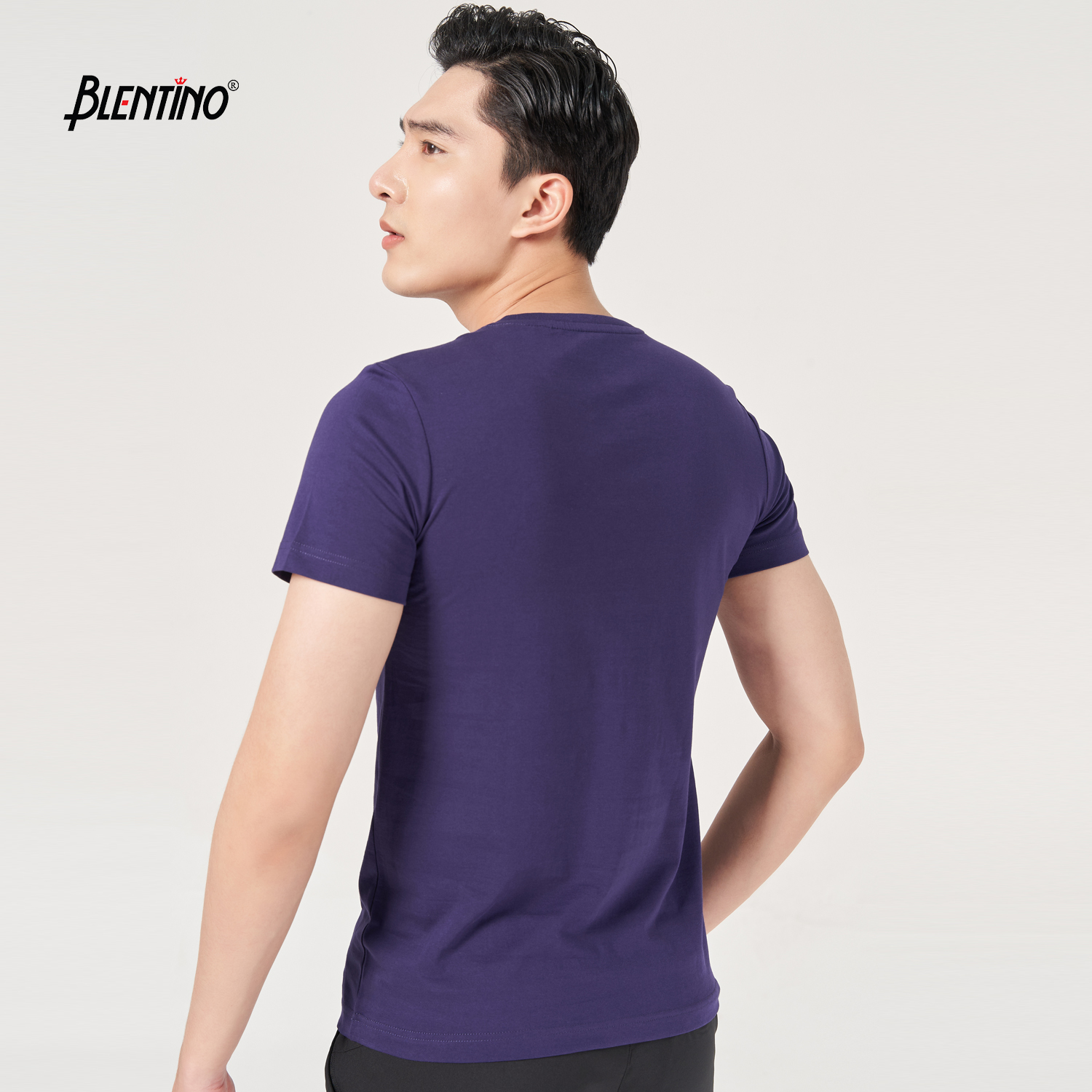 Blentino áo thun in hình cổ tròn Ts20203