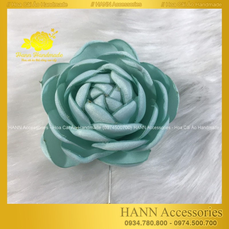 Hoa Cài Áo Váy , Cài Áo Hoa Hồng [HANN HANDMADE - Hoa cài áo, phụ kiện thời trang sỉ]