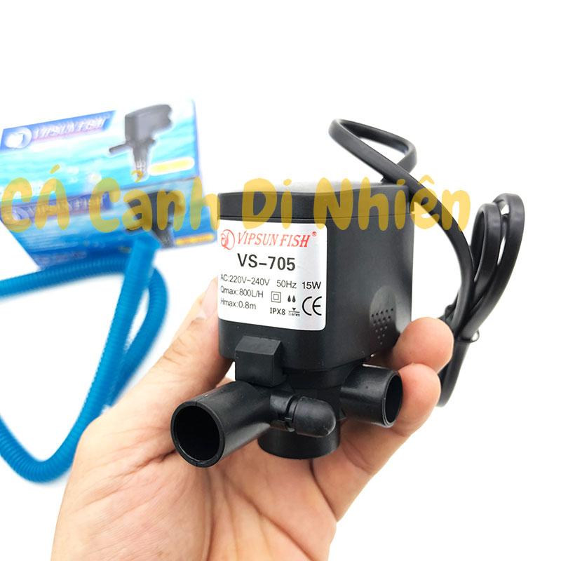 Máy bơm lọc nước hồ cá cảnh 15W VIPSUN VS-705