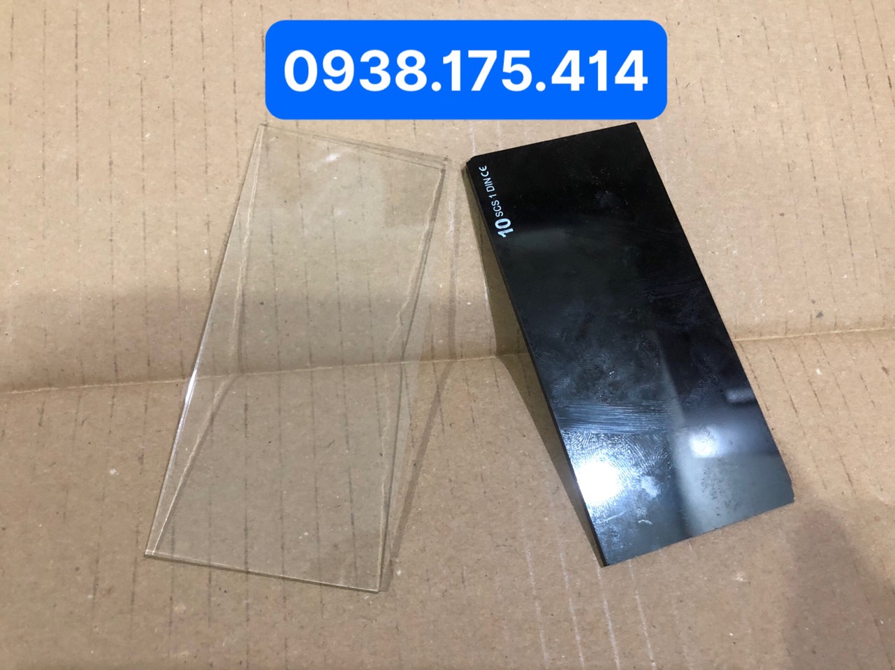 Bộ kính hàn đen + kính hàn trắng Đức ( SCS)