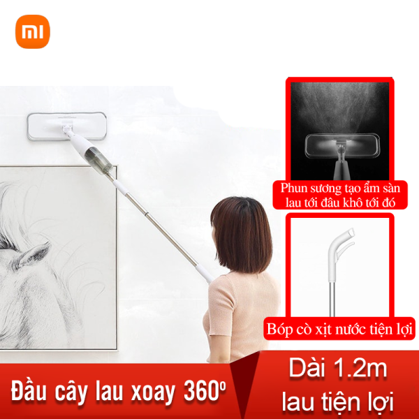 Cây lau nhà 2 in 1 Xiaomi Deerma TB500 TB800, chổi phun nước lau nha- HÀNH CHÍNH HÃNG