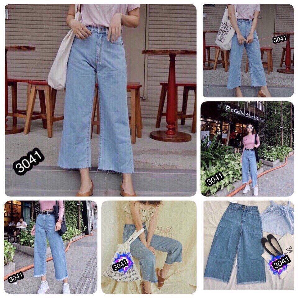 QUẦN JEAN NỮ ỐNG LOE BAGGY 44