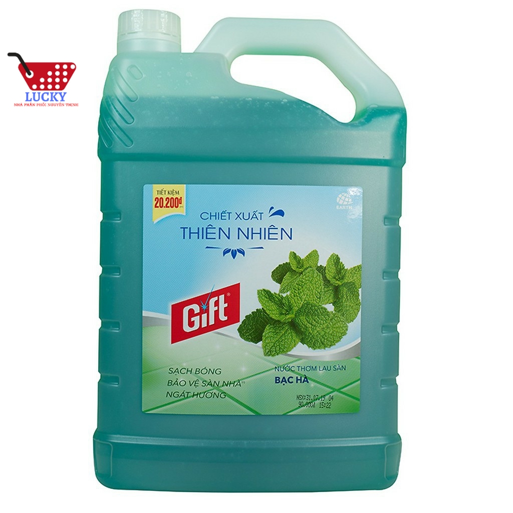 Nước lau sàn Gift  3.8kg Hương Tulip