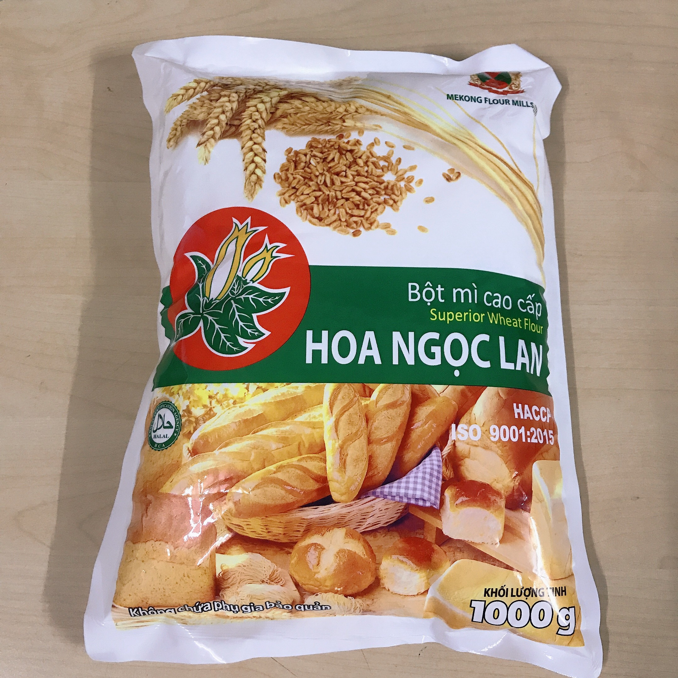 Bột mì cao cấp hoa ngọc lan bịch 1Kg (Bột Mì Đa Dụng)