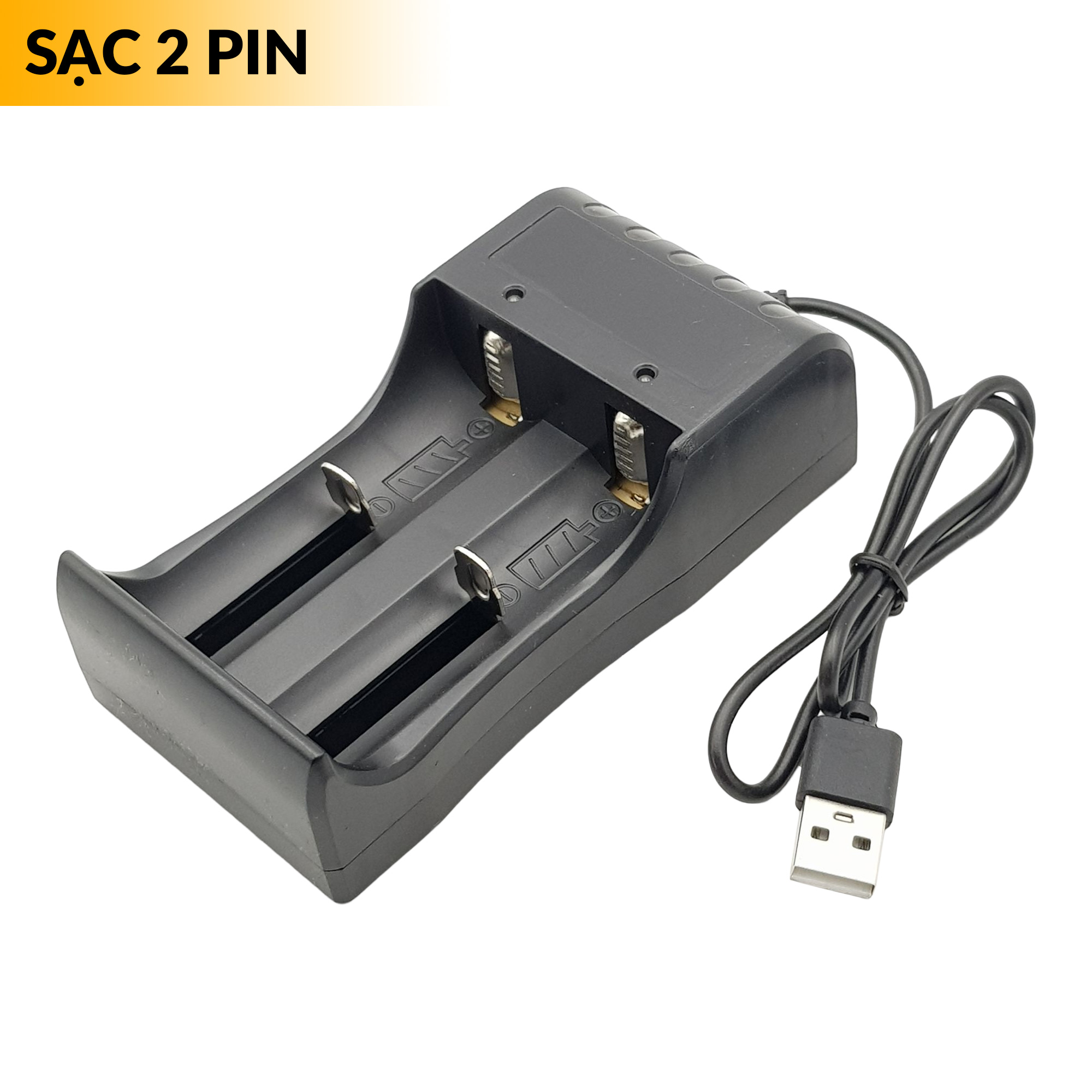 Bộ sạc pin 18650 usb sạc 2 pin / 4 pin